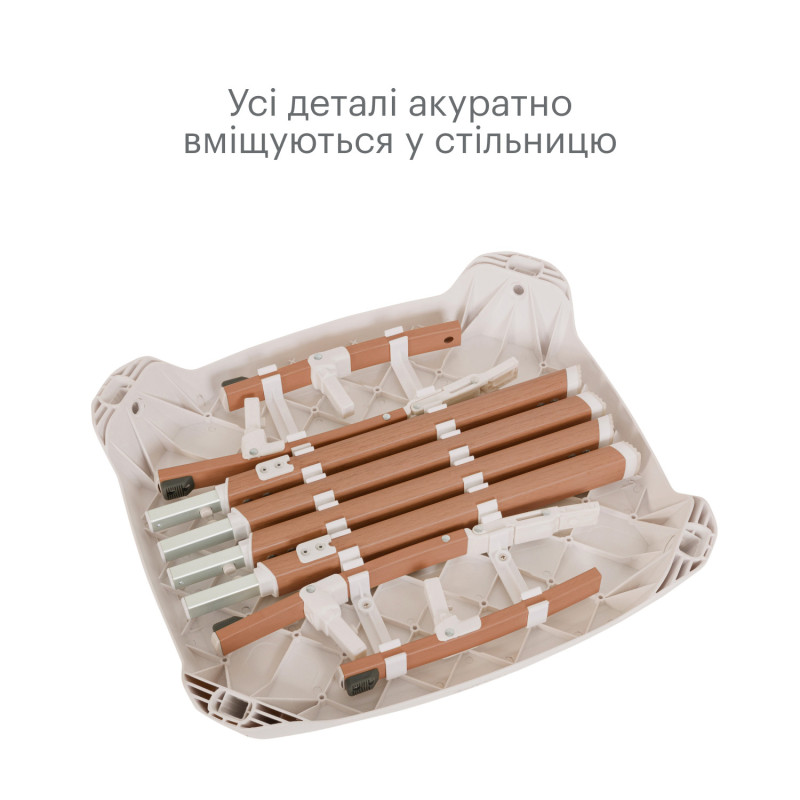 Стільчик для годування 7 в 1 Tutti Bambini Nova White