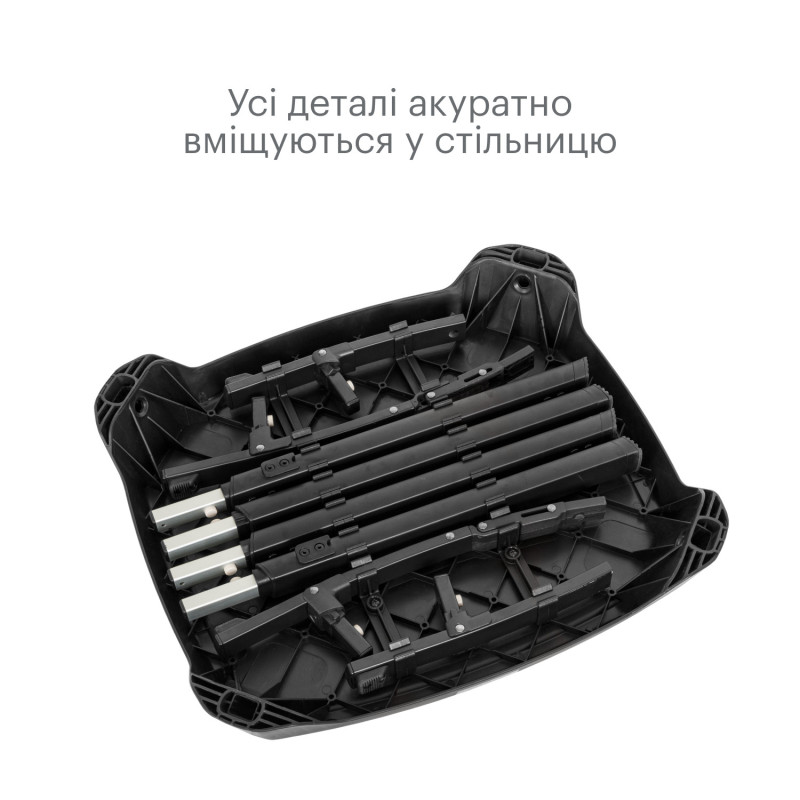 Стільчик для годування 7 в 1 Tutti Bambini Nova Black