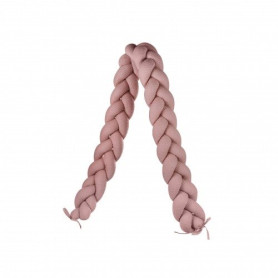 Бортик Tweeto захисний для дитячого ліжечка Косичка вафельна пудрова