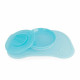Килимок Twistshake Протиковзкий силіконовий +тарілка із кришкою на присосці Pastel Blue 6+ міс