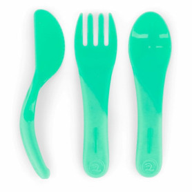 Набір столових приборів Twistshake 78201 6+мес, мятный