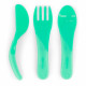 Набір столових приборів Twistshake 78201 6+мес, мятный