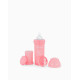 Пляшка Twistshake Антиколікова із силіконовою соскою 260мл Pearl Pink