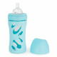 Пляшка Twistshake Скляна антиколікова із силіконовою соскою 260мл Pastel Blue