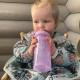 Пляшка Twistshake із силіконовою соломинкою 360мл Pastel Purple 6+міс