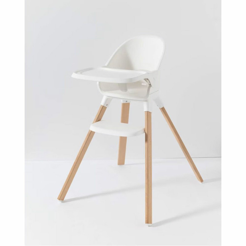 Стілець Twistshake для годування White