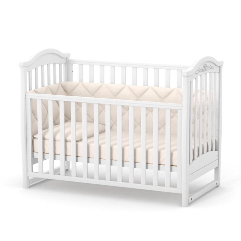 Ліжечко ВЕРЕС Дитяче Соня ЛД-3 італійська система опускання білий