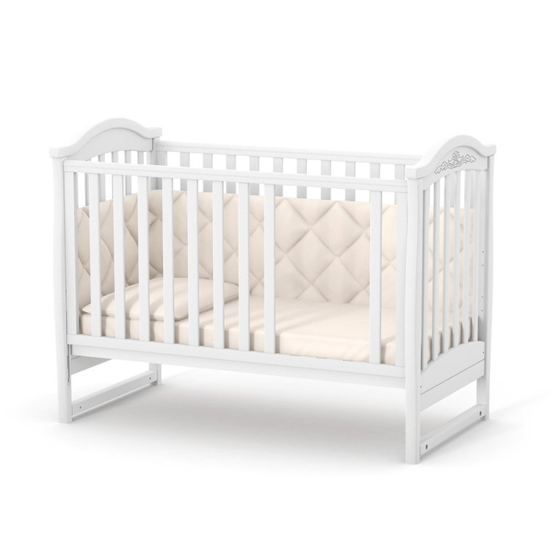 Ліжечко ВЕРЕС Дитяче Соня ЛД-3 італійська система опускання білий