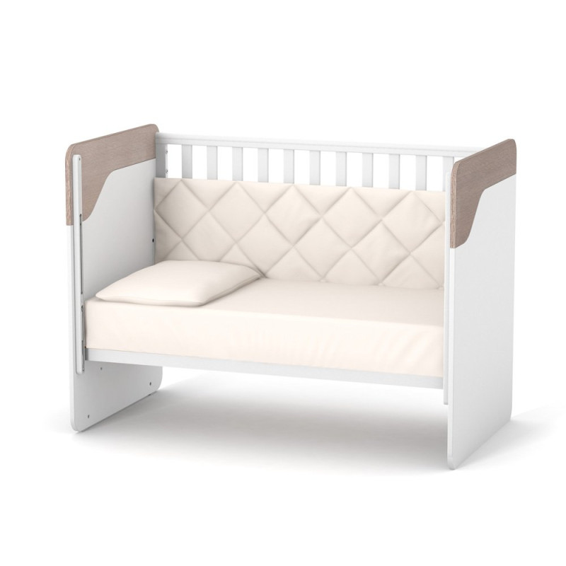 Ліжечко ВЕРЕС Дитяче ЛД 4 Сідней капучино-білий
