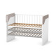 Ліжечко ВЕРЕС Дитяче ЛД 4 Сідней капучино-білий