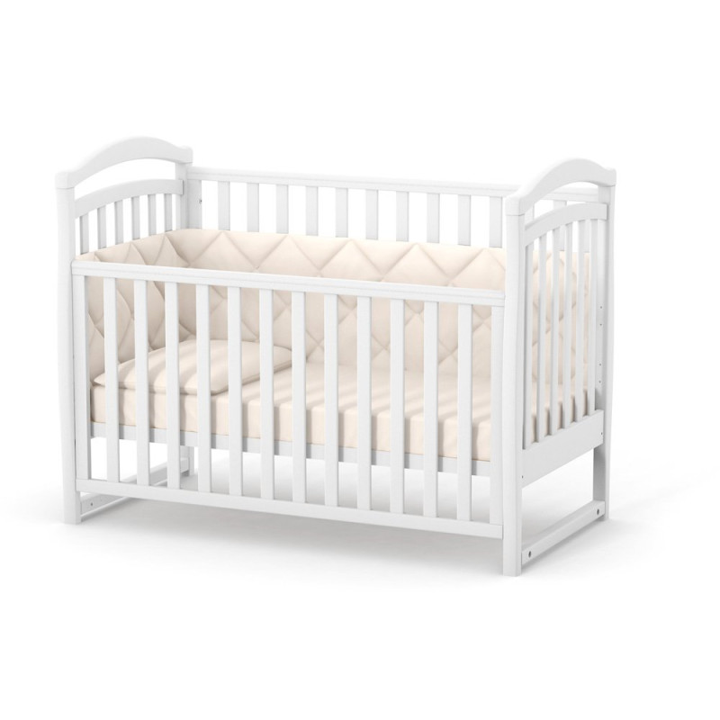 Ліжечко ВЕРЕС дитяче ЛД6 біло-графітовий