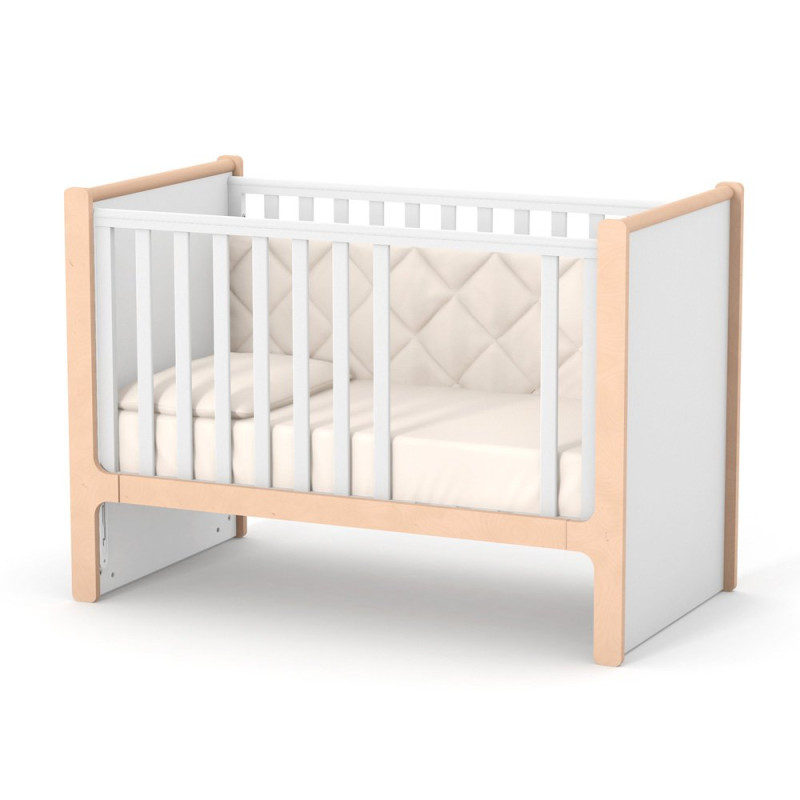 Ліжечко ВЕРЕС дитяче ЛД 7 Ніцца біло-буковий