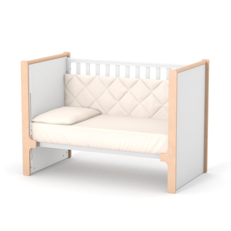 Ліжечко ВЕРЕС дитяче ЛД 7 Ніцца біло-буковий