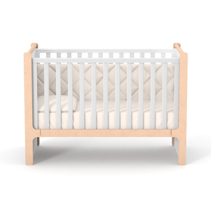 Ліжечко ВЕРЕС дитяче ЛД 7 Ніцца біло-буковий