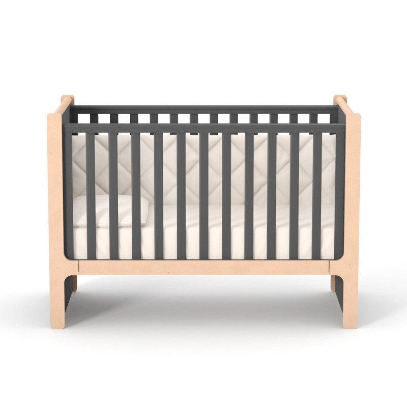 Ліжечко ВЕРЕС дитяче ЛД 7 Ніцца темно-сірий