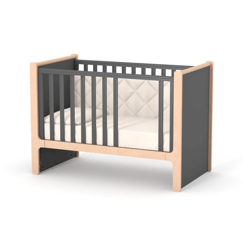 Ліжечко ВЕРЕС дитяче ЛД 7 Ніцца темно-сірий