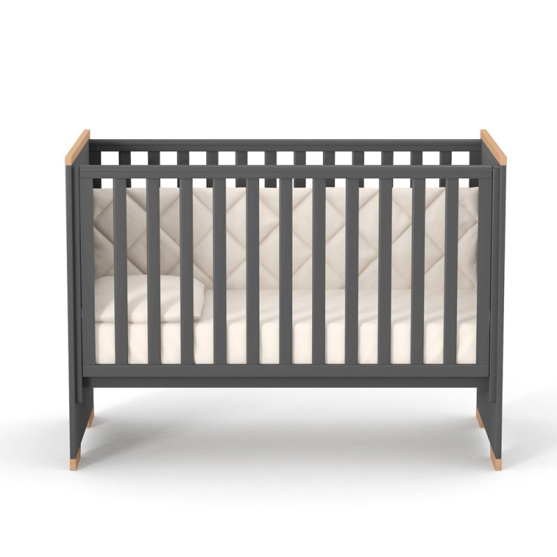 Ліжечко ВЕРЕС дитяче ЛД 9 Сіетл темно-сірий