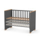 Ліжечко ВЕРЕС дитяче ЛД 9 Сіетл темно-сірий
