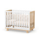 Ліжечко ВЕРЕС Дитяче Manhattan можливість установки маятника біло-буковий
