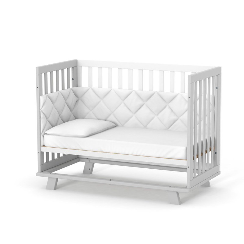 Ліжечко ВЕРЕС Дитяче Manhattan можливість установки маятника біло-буковий