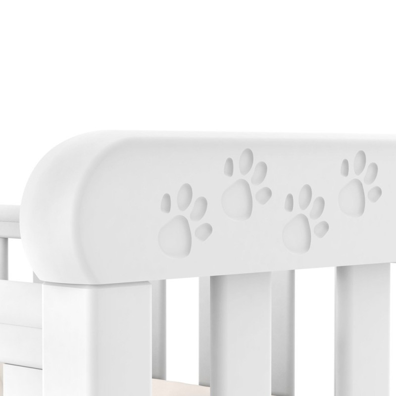 Ліжечко ВЕРЕС Дитяче Соня ЛД-12 італійська система опускання слонова кістка