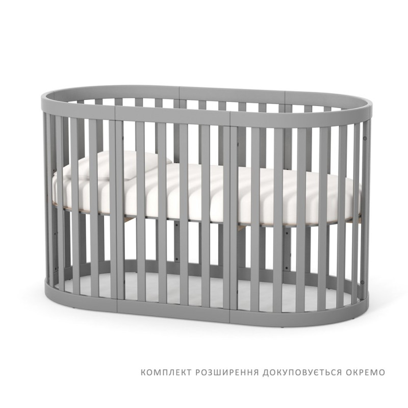 Ліжечко ВЕРЕС дитяче ЛД14 Рим графіт