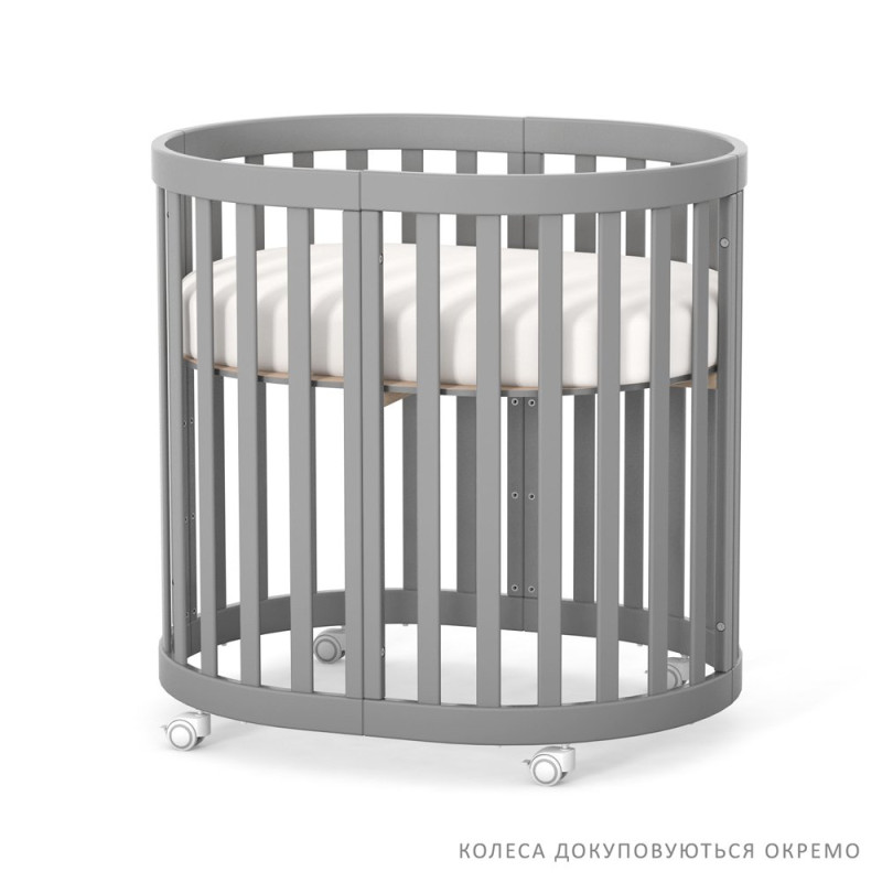 Ліжечко ВЕРЕС дитяче ЛД14 Рим графіт