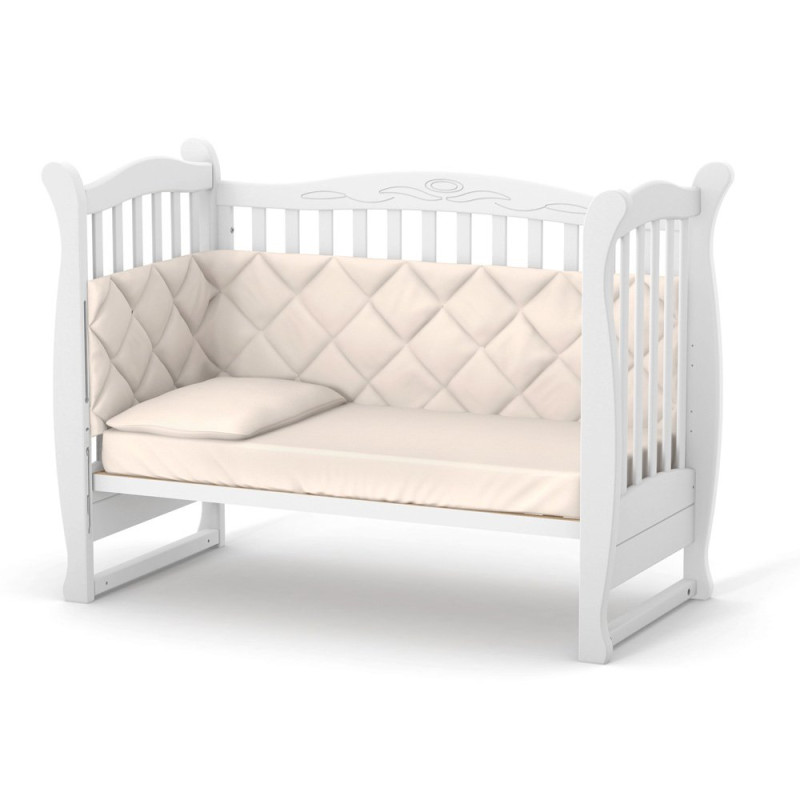 Ліжечко ВЕРЕС Дитяче Соня ЛД-15 італійська система опускання горіх