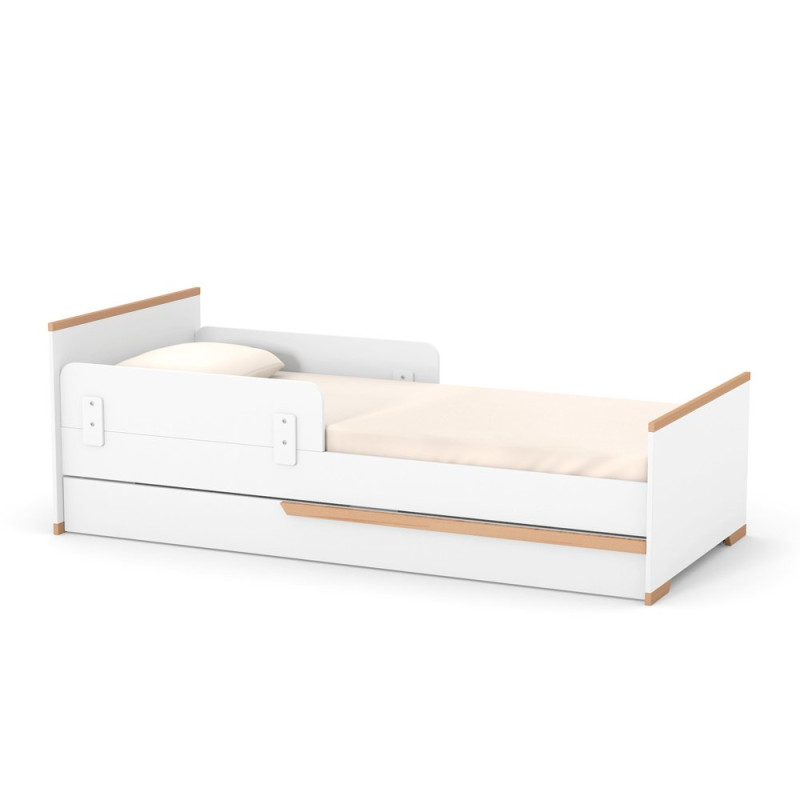 Ліжечко ВЕРЕС підліткове Сіетл біло-буковий