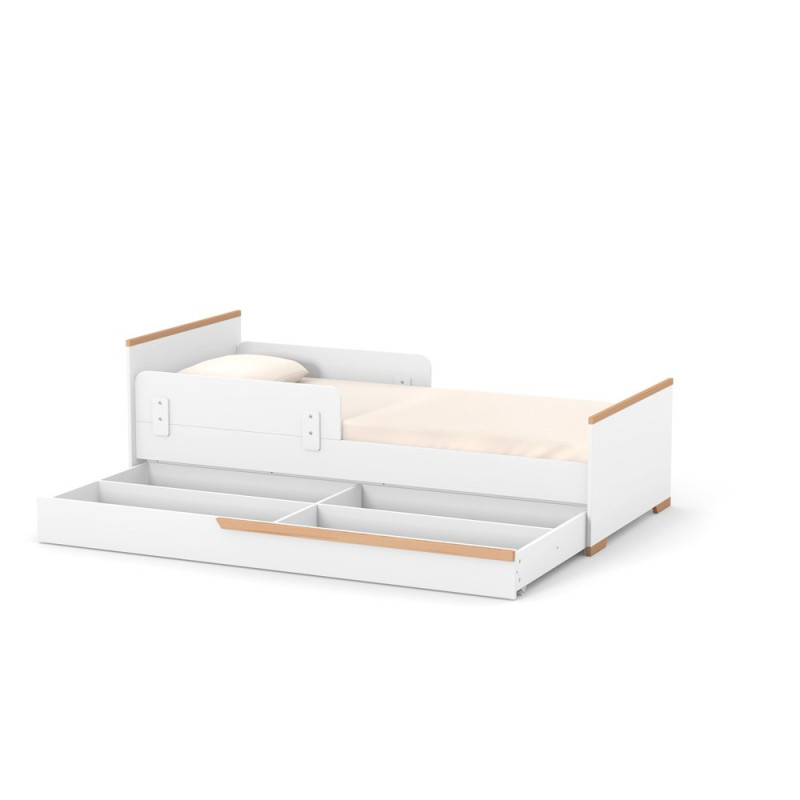 Ліжечко ВЕРЕС підліткове Сіетл біло-буковий