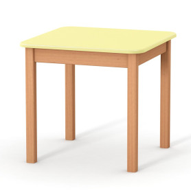 Стол ВЕРЕС МДФ жовтий