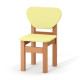 Стілець ВЕРЕС МДФ жовтий