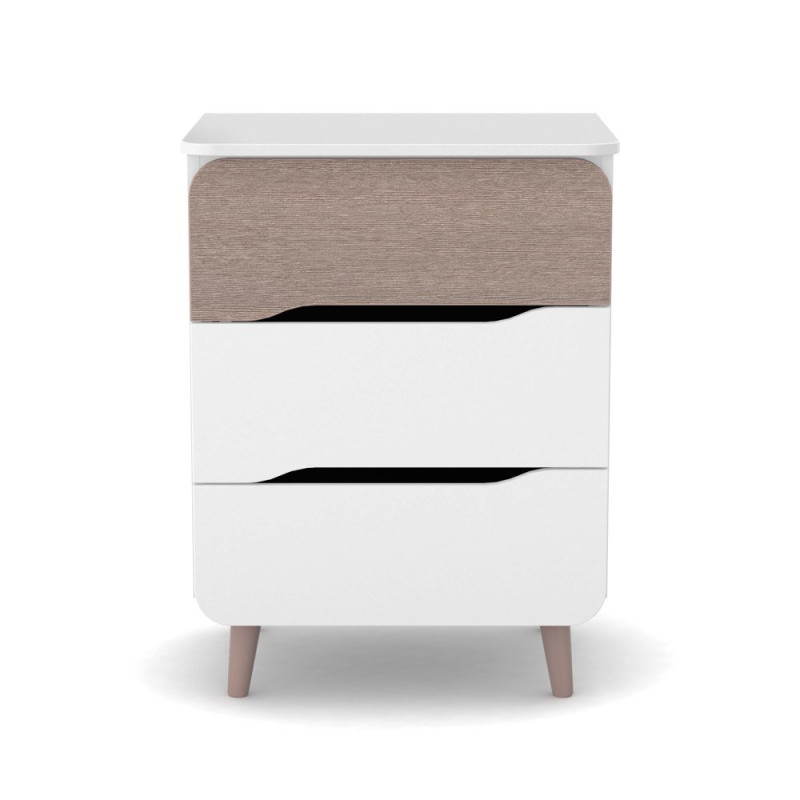 Комод ВЕРЕС 600 Сідней капучино-білий