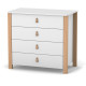 Комод ВЕРЕС 900 Монако біло-буковий
