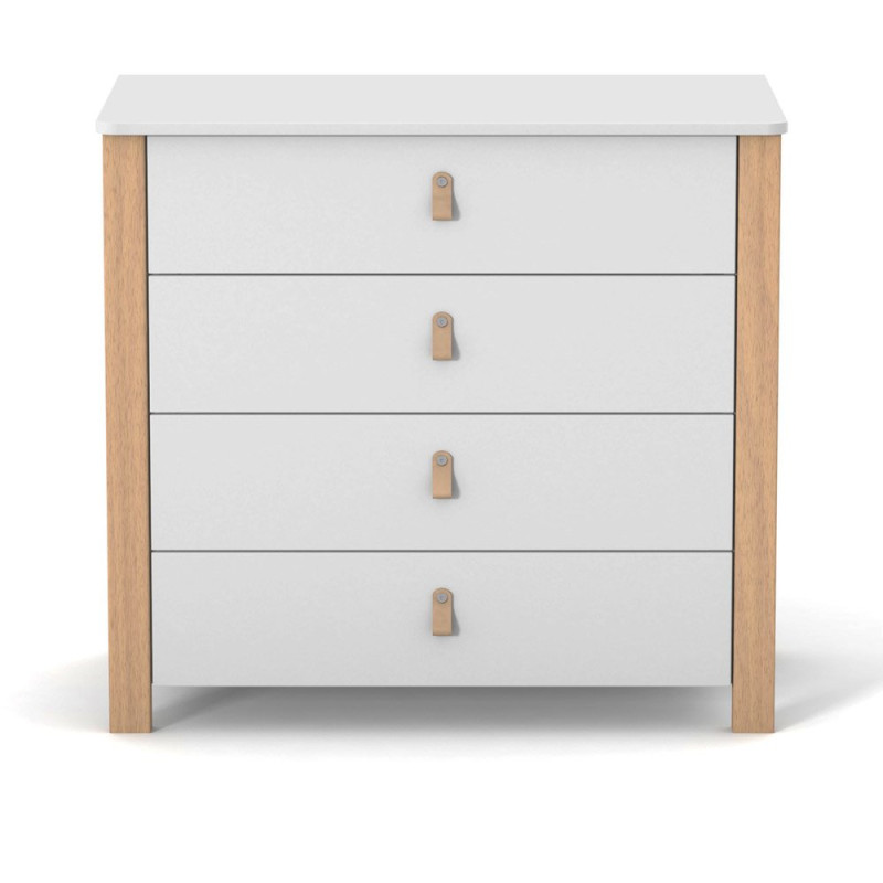 Комод ВЕРЕС 900 Монако біло-буковий