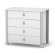 Комод ВЕРЕС 900 Монако біло-сірий