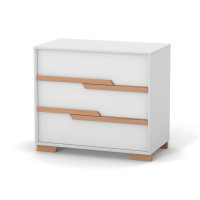 Комод ВЕРЕС 900 Сіетл біло-буковий