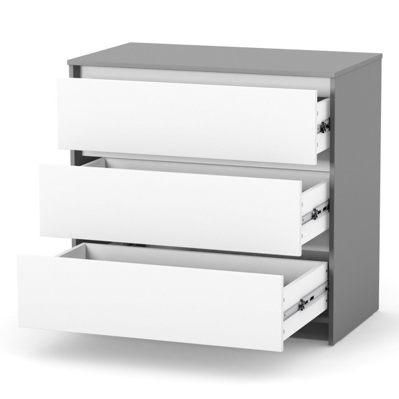 Комод ВЕРЕС Берн 900 біло-графітовий