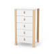 Комод ВЕРЕС Монако 600 високий біло-буковий