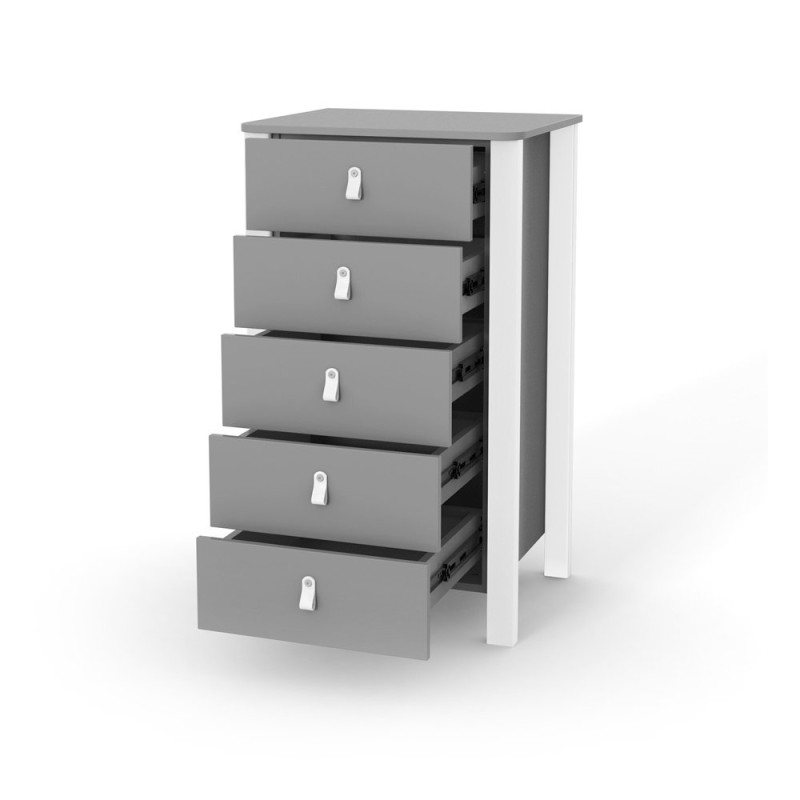 Комод ВЕРЕС Монако 600 високий графіт