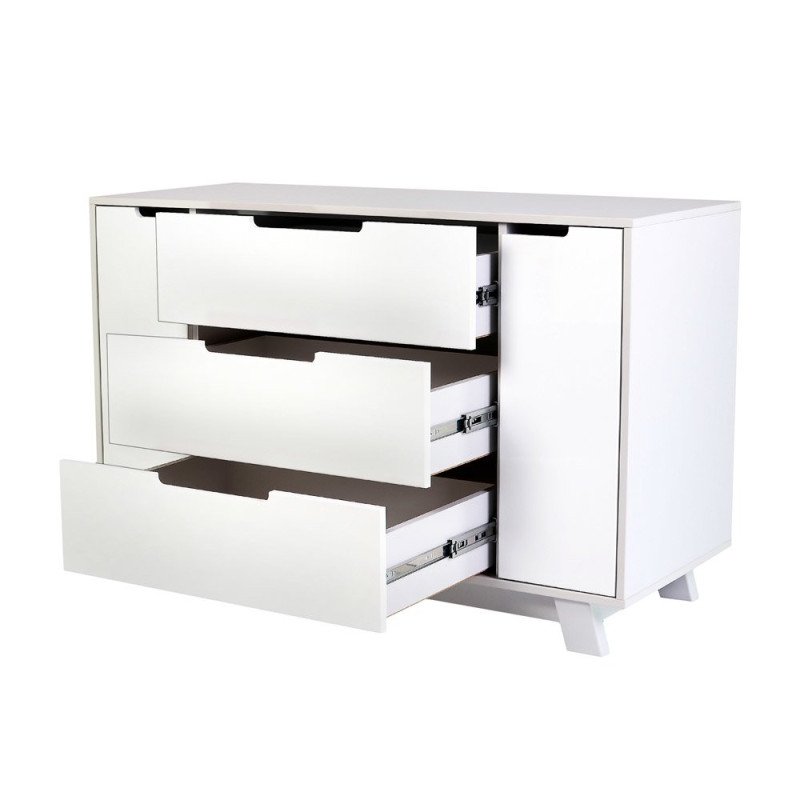 Комод ВЕРЕС Manhattan 1200 біло-сірий