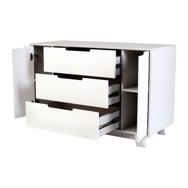 Комод ВЕРЕС Manhattan 1200 біло-сірий