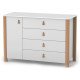 Комод ВЕРЕС Монако 1200 біло-буковий