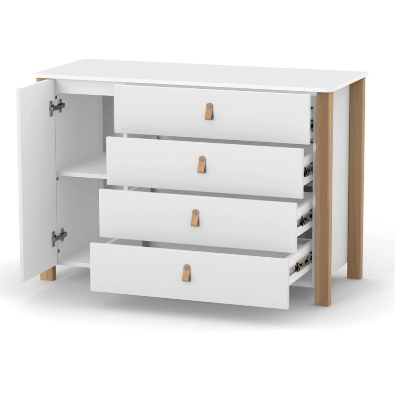 Комод ВЕРЕС Монако 1200 біло-буковий