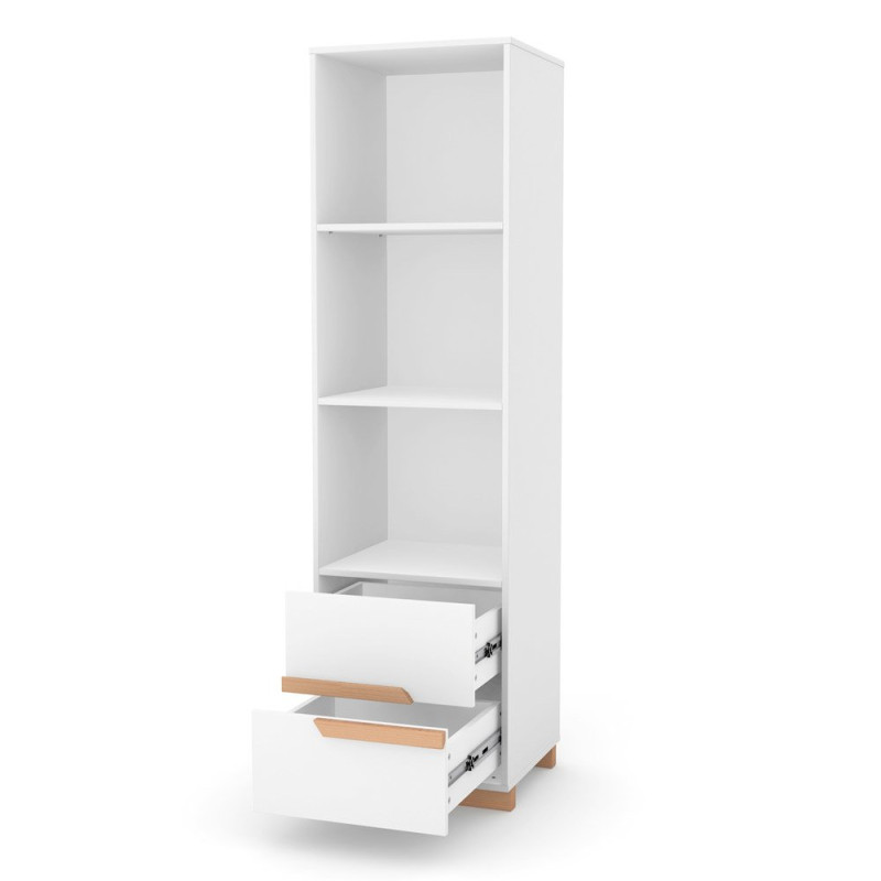 Шафа ВЕРЕС Пенал 450 Сіетл біло-буковий