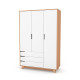 Шафа ВЕРЕС Манхеттен 1200 С Ящиками Біло-Буковий Шафа ВЕРЕС Манхеттен 1200 С Ящиками Біло-Буковий