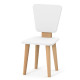 Стілець ВЕРЕС Нью-Йорк біло-буковий