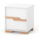 Комод ВЕРЕС Тумбочка 450 Сіетл біло-буковий