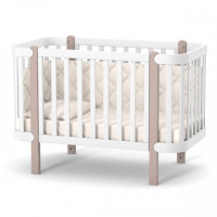 Ліжечко ВЕРЕС дитяче ЛД 5 Монако капучино-білий