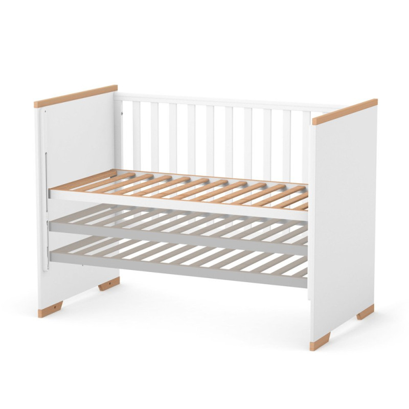 Ліжечко ВЕРЕС дитяче ЛД 9 Сіетл біло-буковий